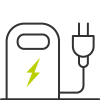 EV charging icon